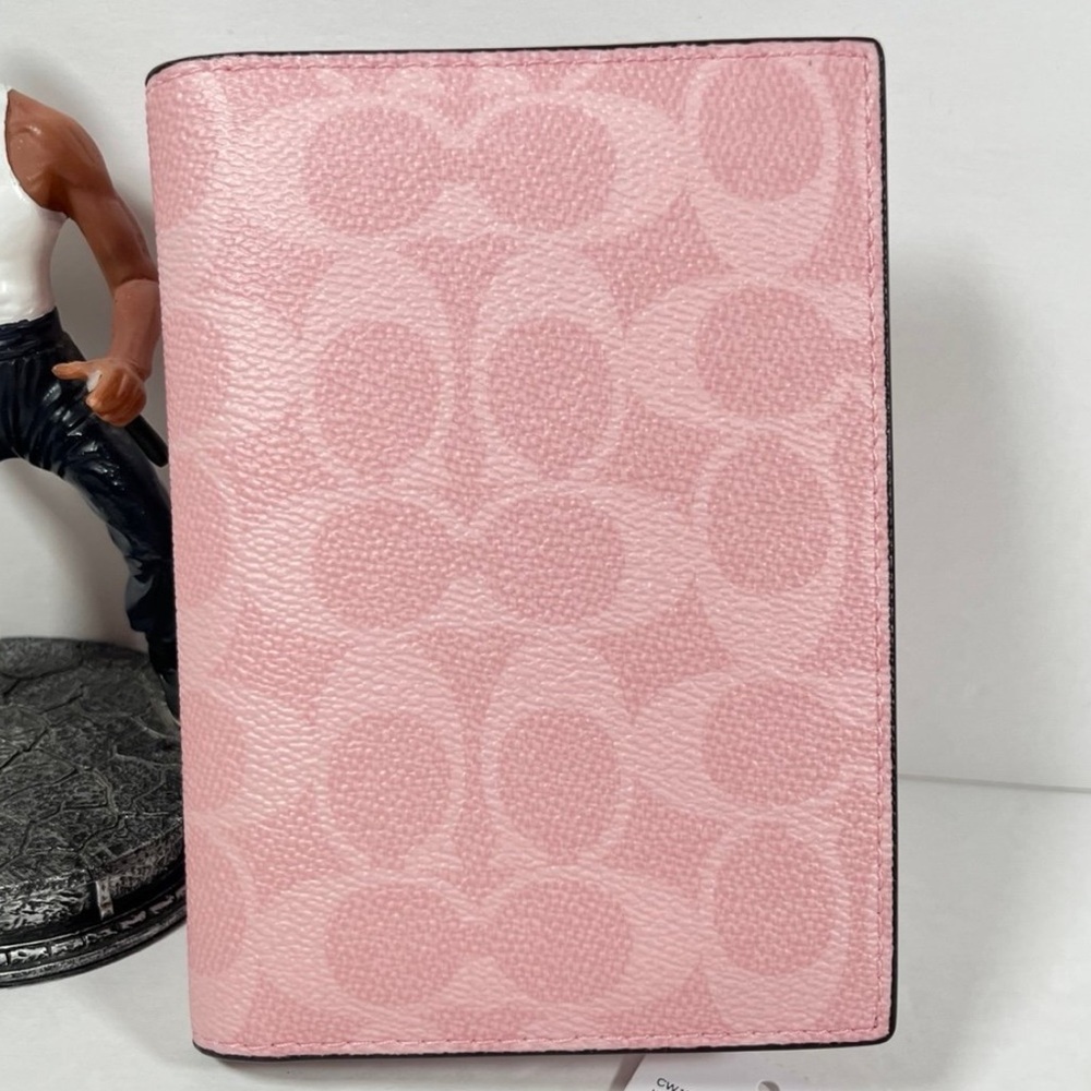 Coach Powder Pink Passport Card Case